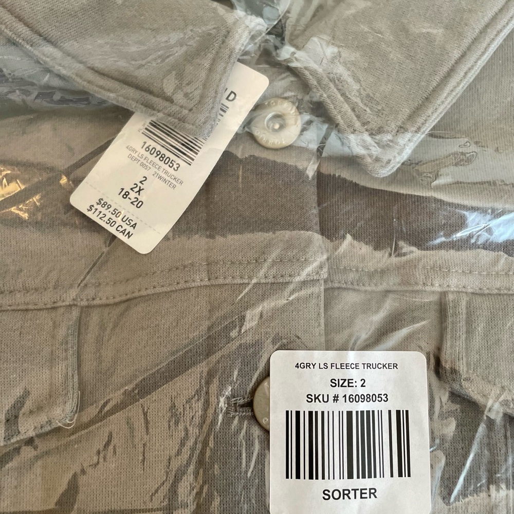Torrid Fleece Trucker Jacket - Sizes 1X - Picture 15 of 15